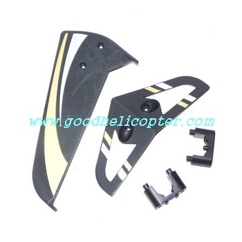 egofly-lt-711 helicopter parts tail decoration set (black color) - Click Image to Close